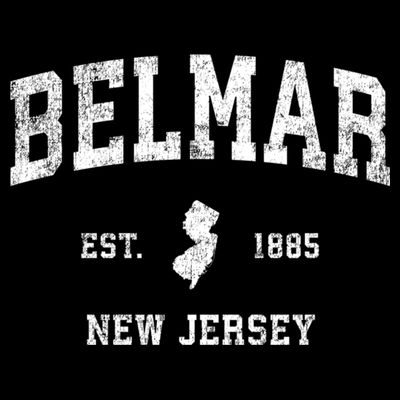 Belmar New Jersey Nj Vintage Sports T-Shirt