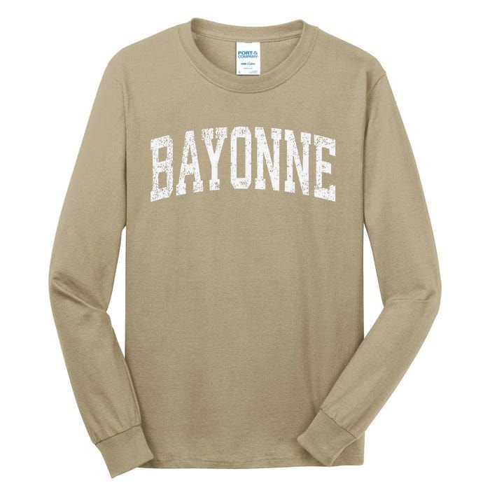 Bayonne New Jersey Nj Vintage Athletic Sports Tall Long Sleeve T-Shirt