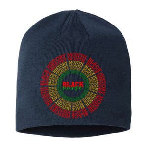 Black Nurse Juneteenth Since 1865 Afro America Gift Sustainable Beanie