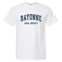 Bayonne New Jersey Nj Vintage Varsity Sports Garment-Dyed Heavyweight T-Shirt