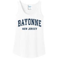 Bayonne New Jersey Nj Vintage Varsity Sports Ladies Essential Tank