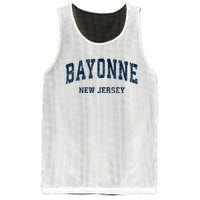 Bayonne New Jersey Nj Vintage Varsity Sports Mesh Reversible Basketball Jersey Tank