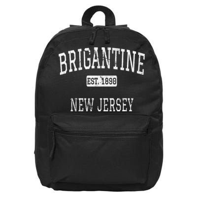 Brigantine New Jersey Nj Vintage 16 in Basic Backpack