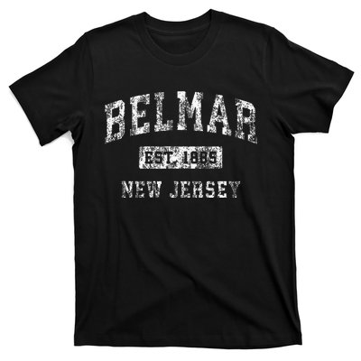 Belmar New Jersey Nj Vintage Established Sports Design T-Shirt