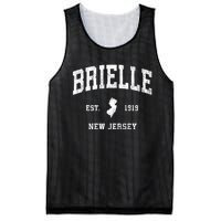 Brielle New Jersey Nj Vintage Athletic Sports Mesh Reversible Basketball Jersey Tank