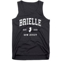 Brielle New Jersey Nj Vintage Athletic Sports Tank Top