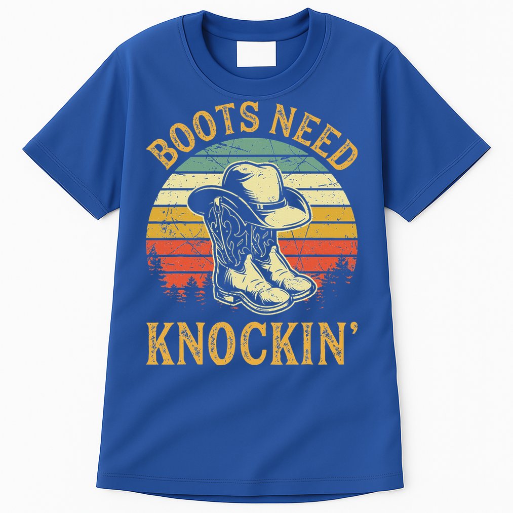 Boots Need Knockin Country Tall T-Shirt