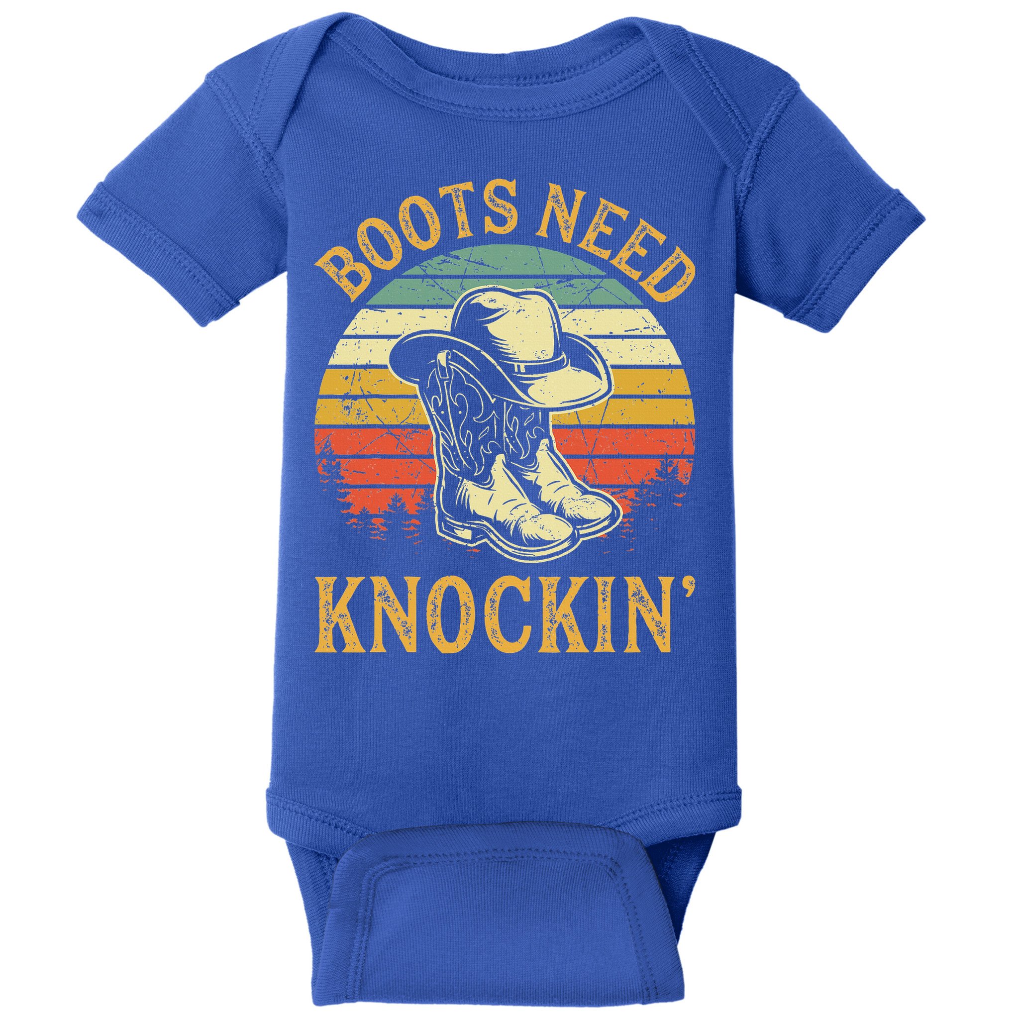 Boots Need Knockin Country Baby Bodysuit