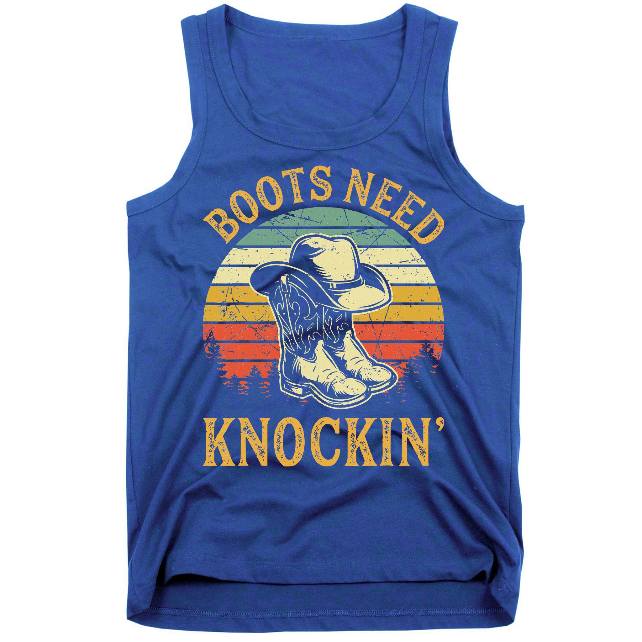 Boots Need Knockin Country Tank Top