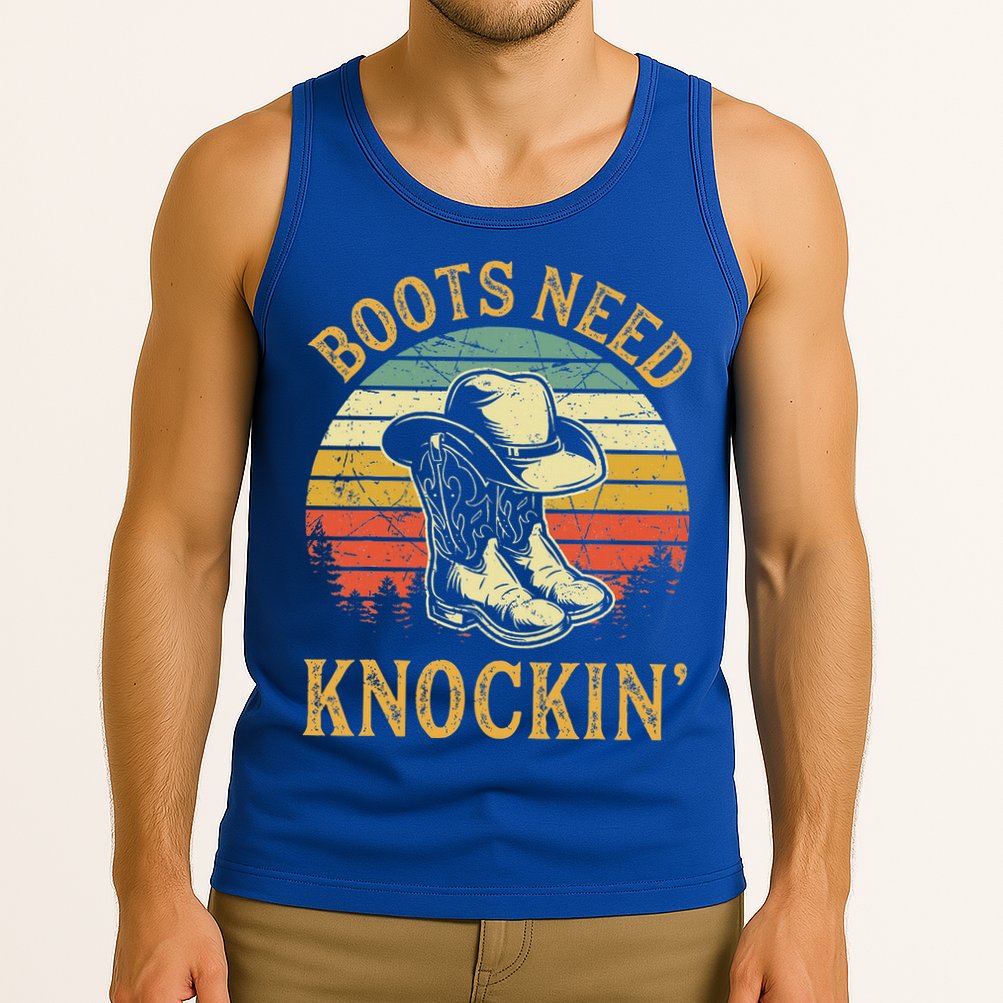 Boots Need Knockin Country Tank Top