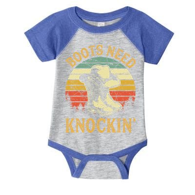 Boots Need Knockin Country Infant Baby Jersey Bodysuit