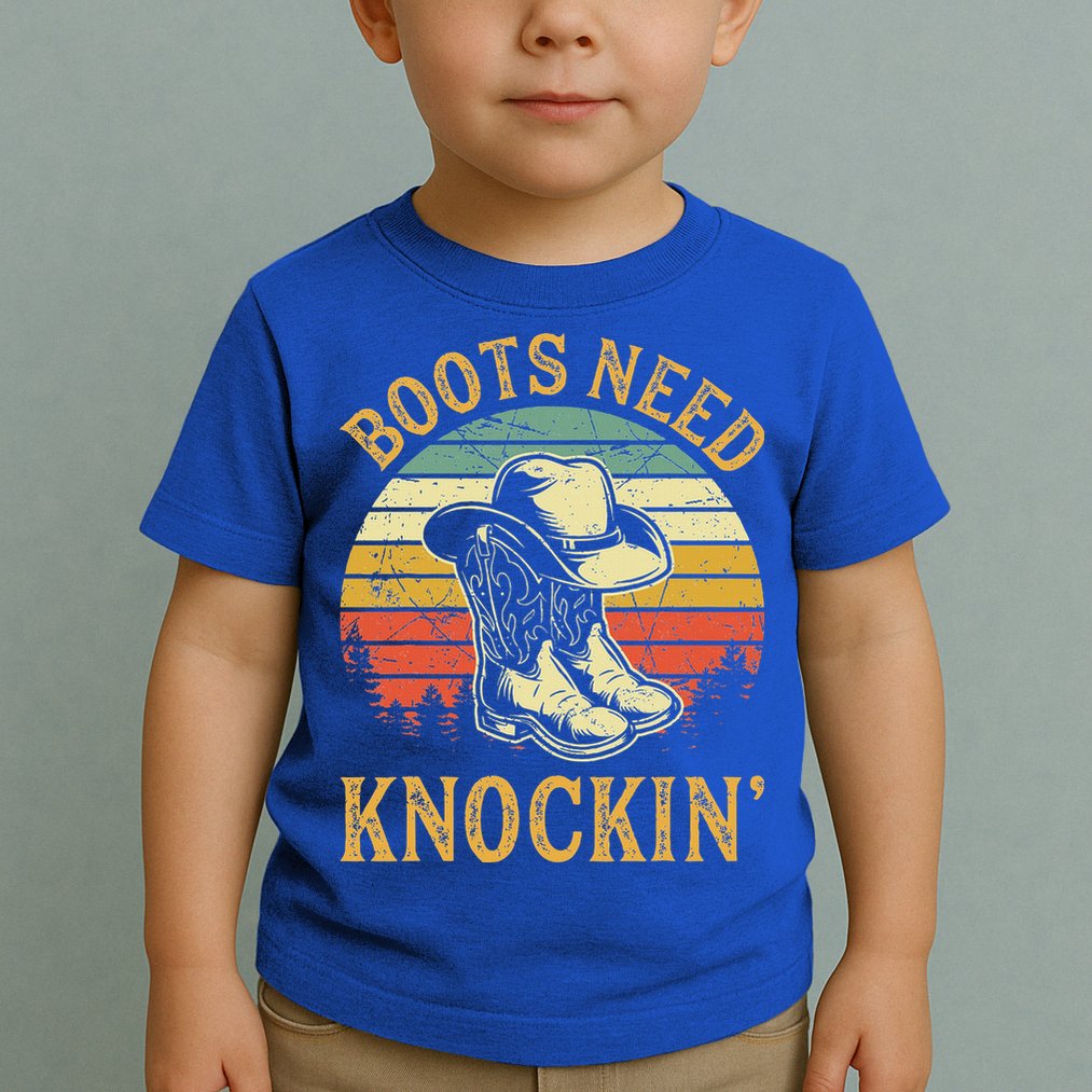Boots Need Knockin Country Toddler T-Shirt