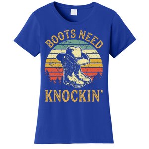 Boots Need Knockin Country Women's T-Shirt