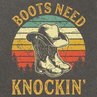 Boots Need Knockin Country Cotton Canvas Backpack