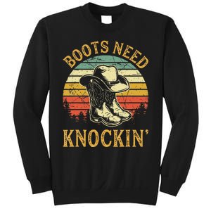 Boots Need Knockin Country Music Lover Sweatshirt