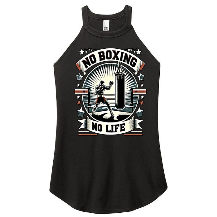 Boxing No Life Boxing Bag Ring Machine Gear Gift Women’s Perfect Tri Rocker Tank