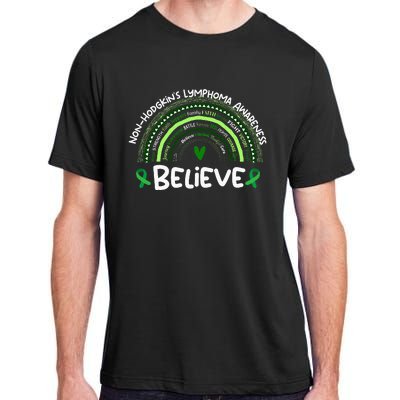 Believe NonhodgkinS Lymphoma Awareness Month Adult ChromaSoft Performance T-Shirt