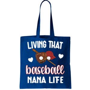 Baseball Nana Life Baseball Grandma Nana Gift Tote Bag