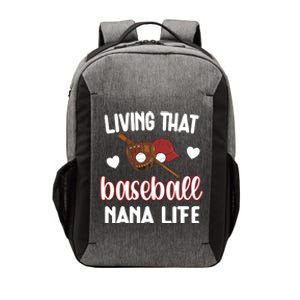 Baseball Nana Life Baseball Grandma Nana Gift Vector Backpack