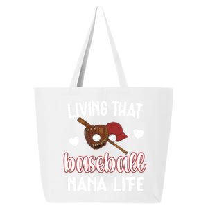 Baseball Nana Life Baseball Grandma Nana Gift 25L Jumbo Tote