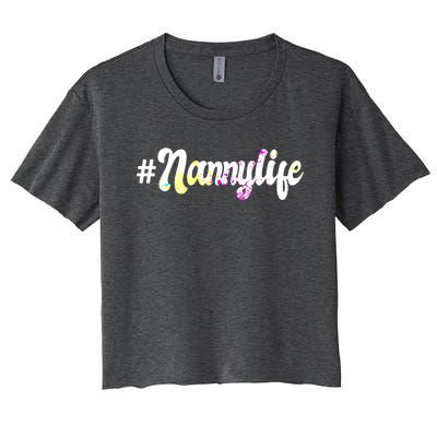 Babysitter Nanny Life Sitting Care Provider Gift Women's Crop Top Tee