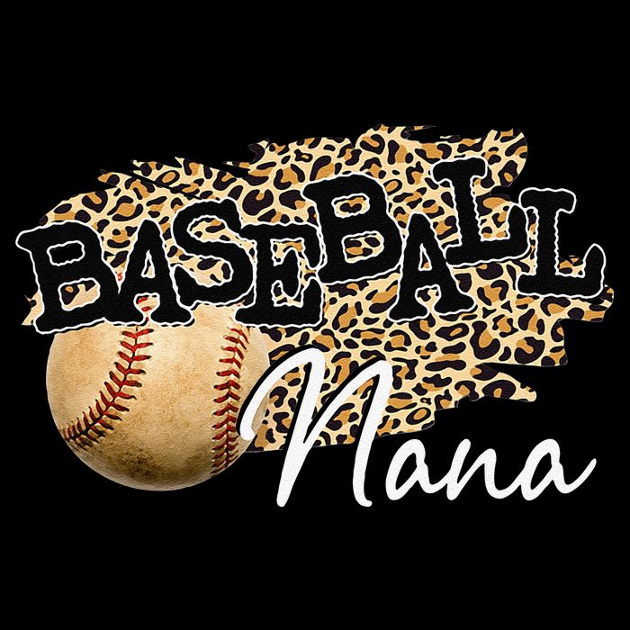 Baseball Nana Leopard Mother's Day Bucket Hat