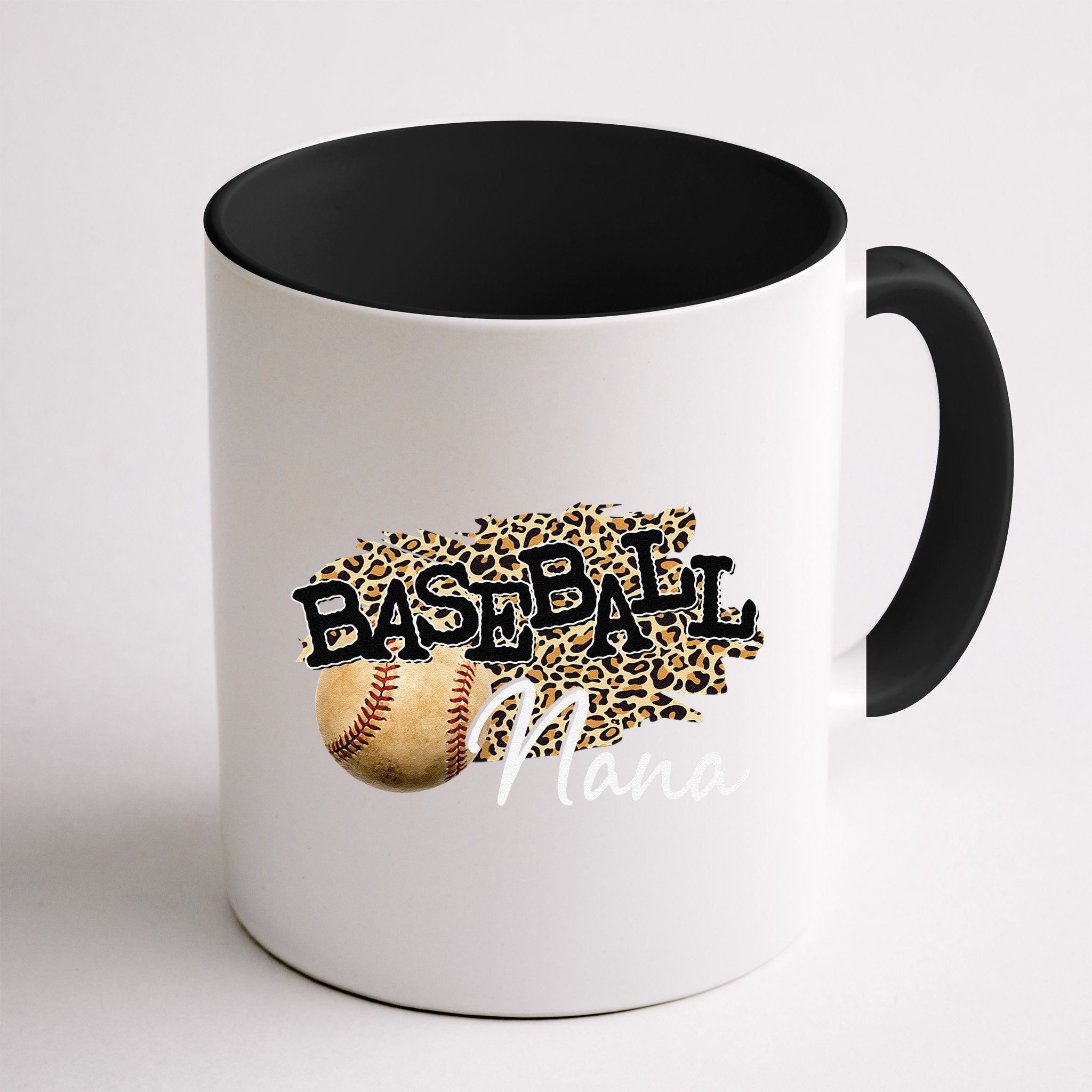 Baseball Nana Leopard Mother's Day Mug