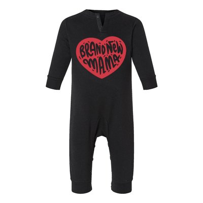 Brand New Mama Heart Gift Infant Fleece One Piece