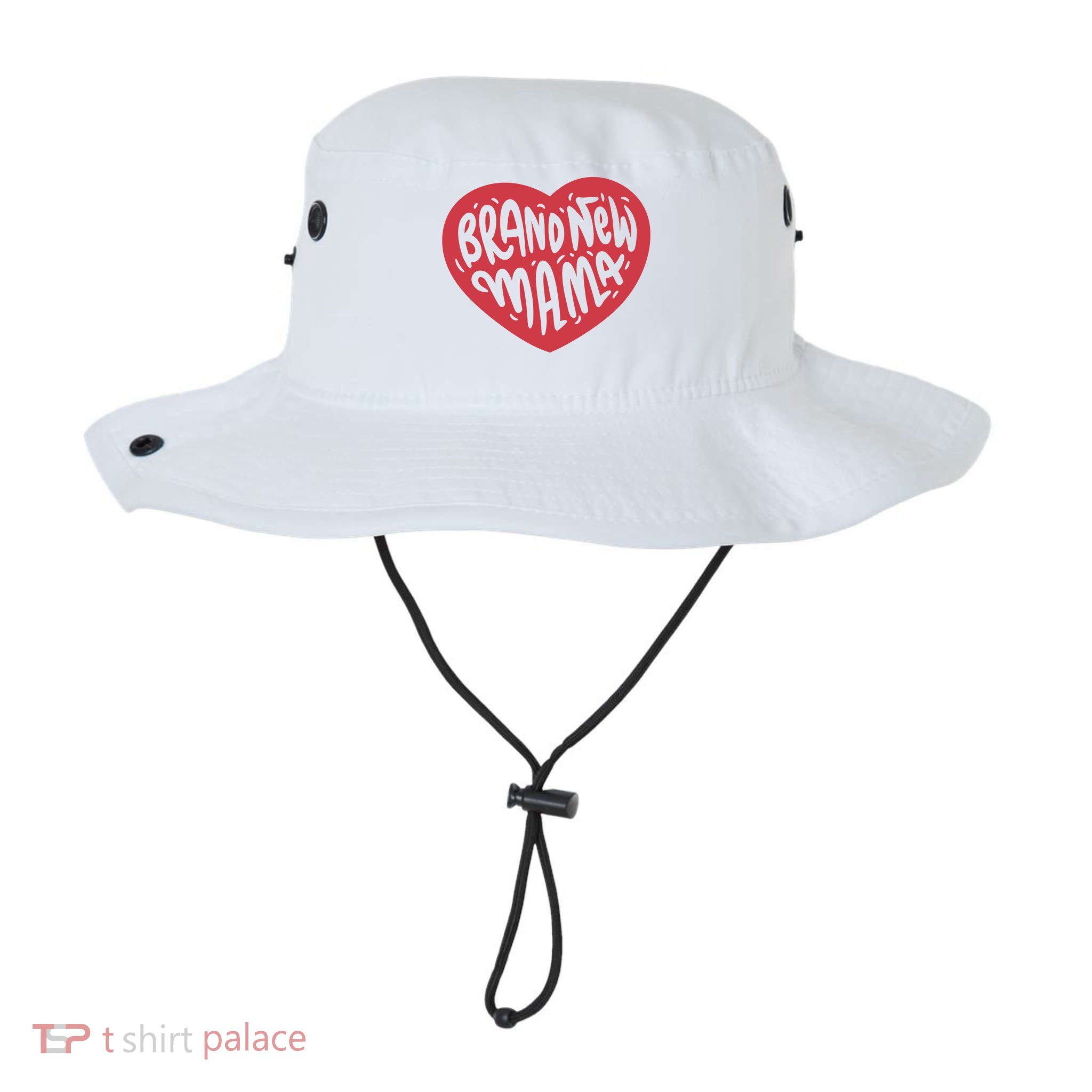 Brand New Mama Heart Gift Bucket Hat