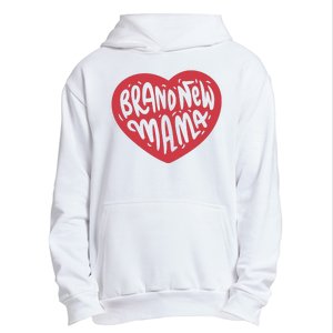 Brand New Mama Heart Gift Urban Pullover Hoodie