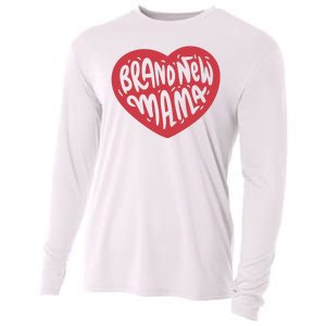 Brand New Mama Heart Gift Cooling Performance Long Sleeve Crew