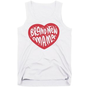 Brand New Mama Heart Gift Tank Top