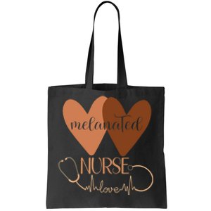 Black Nurse Melanated Woman Black History Month Nursing Crew Tote Bag