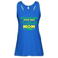 Better Not Mess With This Softball Mom Gift Ladies Essential Flowy Tank