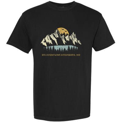 Bellefontaine Neighbors Missouri Mountain Sunset Sunrise Mo Garment-Dyed Heavyweight T-Shirt