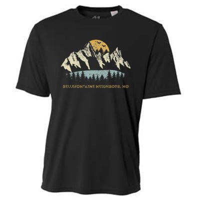 Bellefontaine Neighbors Missouri Mountain Sunset Sunrise Mo Cooling Performance Crew T-Shirt