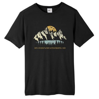 Bellefontaine Neighbors Missouri Mountain Sunset Sunrise Mo Tall Fusion ChromaSoft Performance T-Shirt