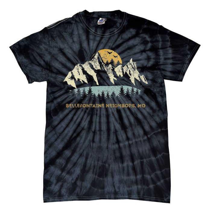 Bellefontaine Neighbors Missouri Mountain Sunset Sunrise Mo Tie-Dye T-Shirt