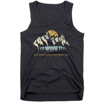 Bellefontaine Neighbors Missouri Mountain Sunset Sunrise Mo Tank Top