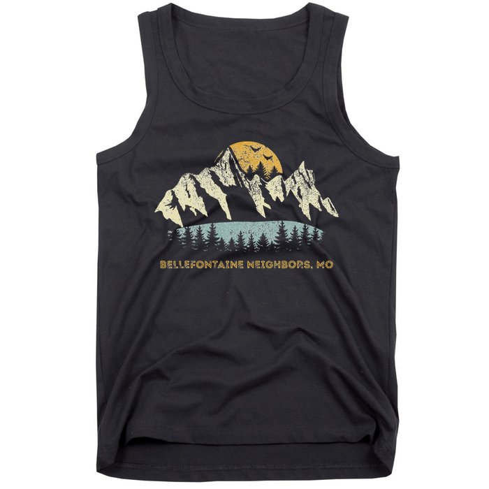 Bellefontaine Neighbors Missouri Mountain Sunset Sunrise Mo Tank Top