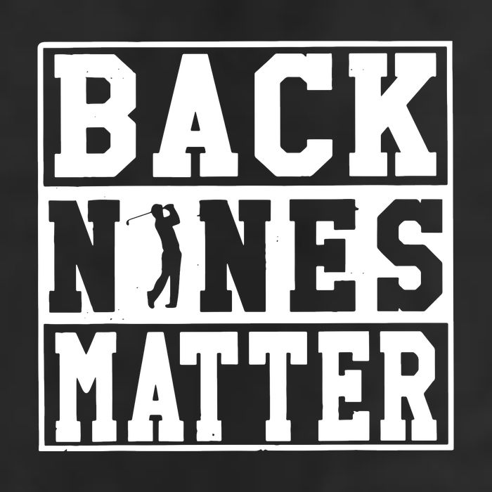 Back Nines Matter Shirt Funny Golf 7 Panel Mesh Trucker Snapback Hat