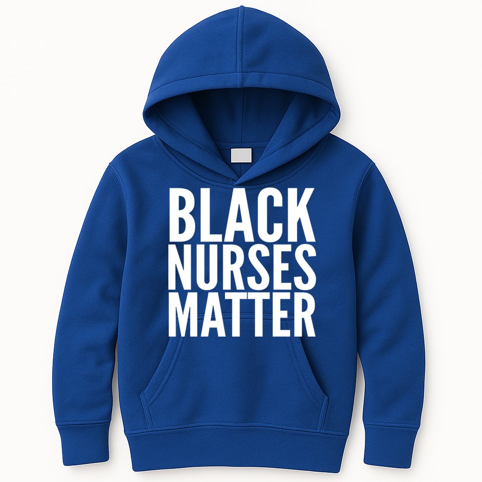Black Nurses Matter Love Support All Nurses Black Nurses Gift Kids Hoodie