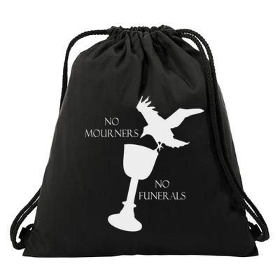 Bookworm No Mourners No Funerals For Book Nerds Drawstring Bag