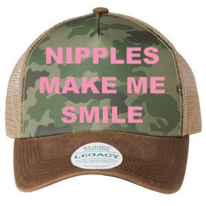 Bumper Nipples Make Me Smile Legacy Tie Dye Trucker Hat