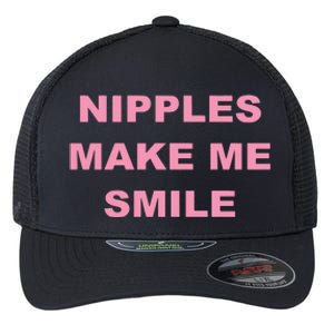 Bumper Nipples Make Me Smile Flexfit Unipanel Trucker Cap