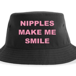 Bumper Nipples Make Me Smile Sustainable Bucket Hat