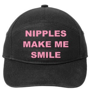 Bumper Nipples Make Me Smile 7-Panel Snapback Hat