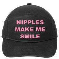 Bumper Nipples Make Me Smile 7-Panel Snapback Hat