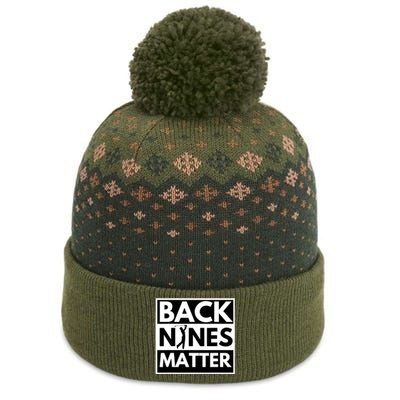 Back Nines Matter Golfing Funny Lover Golf The Baniff Cuffed Pom Beanie