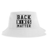 Back Nines Matter Funny Golf Sustainable Bucket Hat